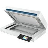 HP ScanJet Enterprise Flow N6600 fnw1 Scanner à plat A4 avec chargeur automatique, jusqu’à 50 ppm/100 ipm,1200 x 1200 DPI Blanc, jusqu’à 50 ppm/100 ipm,1200 x 1200 DPI, 216 x 356 mm, 1200 x 1200 DPI, 50 ppm, Scanner à plat, Blanc, 7,11 cm (2.8")