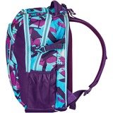 Herlitz Ultimate CamoPurple, Sac à dos Violâtre/Bleu clair