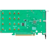 HighPoint SSD7104 contrôleur RAID PCI Express x16 3.0 14 Gbit/s, Carte RAID M.2, PCI Express x16, 0, 1, 14 Gbit/s, 920585 h, CE, FCC, RoHS, REACH, WEEE