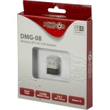 Inter-Tech DMG-08 WLAN / Bluetooth 150 Mbit/s, Adaptateur WLAN Sans fil, USB, WLAN / Bluetooth, Wi-Fi 4 (802.11n), 150 Mbit/s