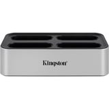 Kingston Dock pour Workflow Station USB3.2 Gen2 avec hub USB-A/C/5G, Station d'accueil Argent/Noir