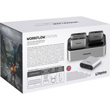 Kingston Workflow Station Avec fil USB 3.2 Gen 2 (3.1 Gen 2) Type-C Noir, Argent, Station d'accueil Argent/Noir, Avec fil, USB 3.2 Gen 2 (3.1 Gen 2) Type-C, Noir, Argent, Chine, CC, Windows 10, Windows 10 Education, Windows 10 Education x64, Windows 10 Enterprise, Windows 10...