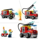 LEGO Ville - Caserne de pompiers et camion de pompiers, Jouets de construction 