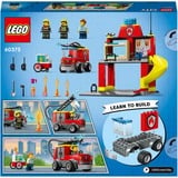 LEGO Ville - Caserne de pompiers et camion de pompiers, Jouets de construction 