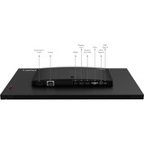 Lenovo ThinkVision P25i-30 Moniteur 24.5" Noir, 1x DisplayPort, 1x HDMI, 1x VGA, 4x USB-A, 62,2 cm (24.5"), 1920 x 1080 pixels, Full HD, LED, 6 ms, Noir