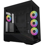 Lian Li  boîtier midi tower Noir | 2x USB-A | 1x USB-C | RGB | Window