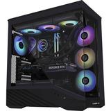 Lian Li  boîtier midi tower Noir | 2x USB-A | 1x USB-C | RGB | Window