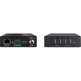 Lindy USB 3.2 Gen 1 Cat.6A HDBaseT Extender, Rallonge USB Noir