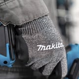 Makita Gants de travail, taille XL (10), résistance à la coupure F/7 Noir/gris
