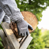Makita Gants de travail, taille XL (10), résistance à la coupure F/7 Noir/gris