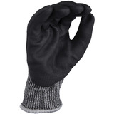 Makita Gants de travail, taille XL (10), résistance à la coupure F/7 Noir/gris