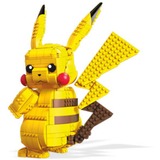 Mattel Pokémon - Pikachu Géant - Dom, Jouets de construction Jeu de construction, 8 an(s), Jaune, 600 pièce(s)