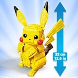 Mattel Pokémon - Pikachu Géant - Dom, Jouets de construction Jeu de construction, 8 an(s), Jaune, 600 pièce(s)
