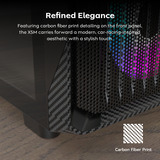 Montech  boîtier midi tower Noir | 2x USB-A | 1x USB-C | RGB | Verre Trempé
