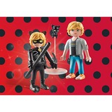 PLAYMOBIL Miraculous: Adrien & Cat Noir, Jouets de construction 