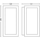 Philips Hue White & Color Ambiance Impress Applique murale extérieure, Lumière LED Noir