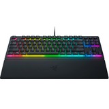 Razer Ornata V3 TKL RGB clavier gaming mécanique Noir, Layout DE (QWERTZ), Razer Hybrid-Mecha-Membran, 80% (TKL)