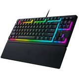 Razer Ornata V3 TKL RGB clavier gaming mécanique Noir, Layout DE (QWERTZ), Razer Hybrid-Mecha-Membran, 80% (TKL)