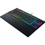 Razer Ornata V3 TKL RGB clavier gaming mécanique Noir, Layout DE (QWERTZ), Razer Hybrid-Mecha-Membran, 80% (TKL)