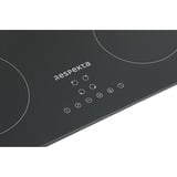 Respekta 23000000000819, Plaque de cuisson séparée Noir (Mat)