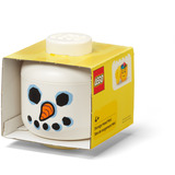 Room Copenhagen Tête de rangement LEGO "Snowman", mini, Boîte de rangement Blanc