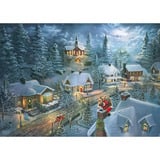Schmidt Spiele Thomas Kinkade Studios : La Nuit Silencieuse du Père Noël, Puzzle 