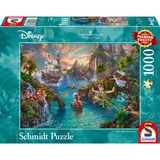 Schmidt Spiele Thomas Kinkade: Painter of Light - Disney, Peter Pan, Puzzle 