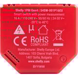 Shelly 1PM Gen4, Relais Rouge