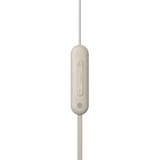 Sony WI-C100 Casque Sans fil Ecouteurs Appels/Musique Bluetooth Beige écouteurs in-ear Beige, Sans fil, Appels/Musique, 20 - 20000 Hz, 20 g, Casque, Beige