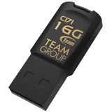 Team Group C171 lecteur USB flash 16 Go USB Type-A 2.0 Noir, Clé USB Noir, 16 Go, USB Type-A, 2.0, Sans capuchon, 3,4 g, Noir