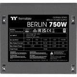 Thermaltake BERLIN ATX3.1 alimentation 750 watt Noir, 2x PCIe