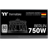 Thermaltake BERLIN ATX3.1 alimentation  750 watt Noir, 2x PCIe