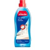 Vileda Set complet serpillière Turbo 2en1 microfibre, Serpillère Noir/Rouge