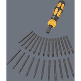 Wera Kraftform Kompakt 900 Imperial Set 1, avec tournevis à frapper, Set d'embouts de vissage Noir/Jaune