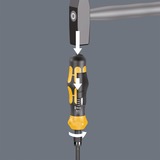 Wera Kraftform Kompakt 900 Imperial Set 1, avec tournevis à frapper, Set d'embouts de vissage Noir/Jaune