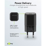 goobay 45W GaN USB-C PD Multiport Quick Charger Nano , Chargeur Noir