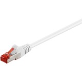 goobay Câble de raccordement FTP, RJ-45 Cat.6a Blanc, 25 mètres