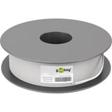 goobay Câble réseau RJ-45 S/FTP Cat.6a Gris, 100 mètres, sans fiche
