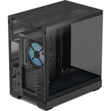 APNX V2-F-BK-v1 boîtier midi tower Noir | 2x USB-A | 1x USB-C | RGB | Window