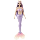 Barbie Poupée sirène avec cheveux lilas et queue violette Lavande