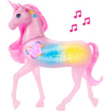 Barbie licorne scintillante et lumineuse, Figurine 