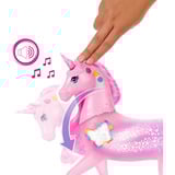  Barbie licorne scintillante et lumineuse, Figurine 