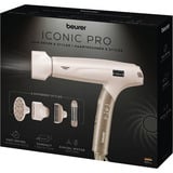 Beurer HC 150 Fusion Dry Pro, Sèche-cheveux Crème/Or