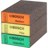 Bosch 2 608 901 175 Bloc de ponçage manuel, Éponge de broyage Multicolore, Bloc de ponçage, Multicolore, Bois, Décapant, 69 mm, 97 mm