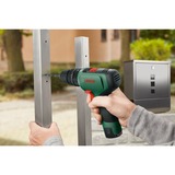 Bosch BOSCH EasyImpact 1200 + Jeu de forets, Perceuse à percussion Vert/Noir