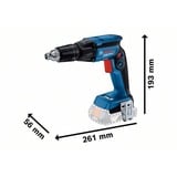 Bosch BOSCH GTB 18V-45 2x 4.0Ah ProCore LBOXX, Tournevis Bleu/Noir, Tournevis électrique, Poignée de pistolet, 1/4", Noir, Bleu, 4500 tr/min, 32 N·m