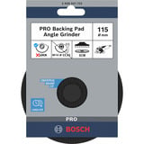 Bosch Plateau de support PRO, X-LOCK SCM avec tige centrale, Ø 115mm, Patin de ponçage 