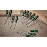 Bosch Set de tournevis + aimanteur, 6 pièces Vert/Noir