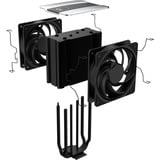 Cooler Master V4 ALPHA 3DHP Refroidisseur CPU Noir