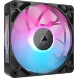 Corsair RX120 MAX RGB, Ventilateur de boîtier Noir, 1 pièce, connecteur de ventilateur PWM à 4 broches
